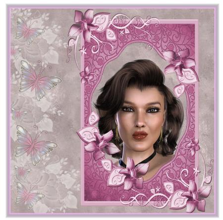 Cu 6 Butterfly Border Backing Papers by Christine Dixon