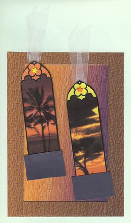 Trees at Sunset by Christine Dixon