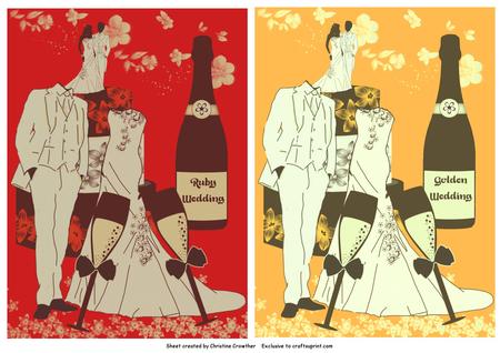 Wedding Silhouette Modern Set All Png by Christine Dixon