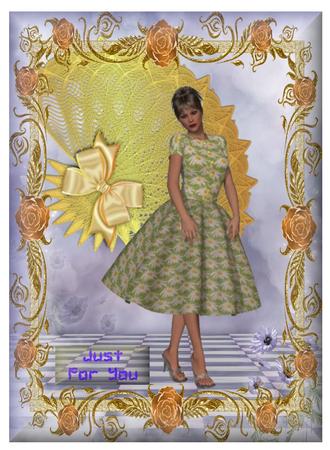 Bright Lace Fans by Christine Dixon
