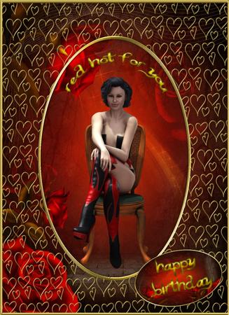 Flamed - Wow That Girl is Hot !!! 6 Cu4cu Png Graphics (2) by Christine Dixon