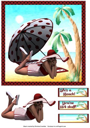 Beach Baby - 21 Png Cu4cu Graphics & Backgrounds - (1c) by Christine Dixon
