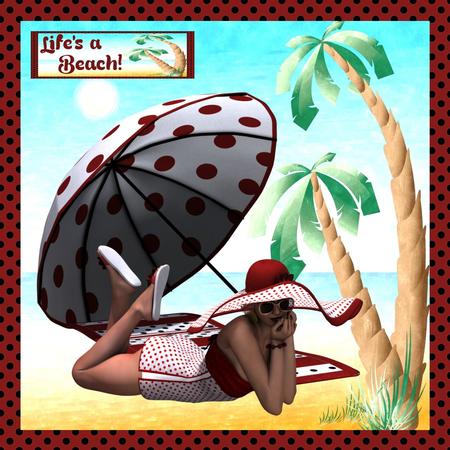 Beach Baby - 12 Png Cu4cu Graphics - (1a) by Christine Dixon