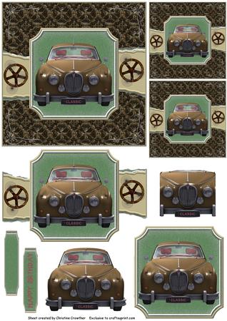 Vintage Cars 4 Cu4cu Png Graphics by Christine Dixon