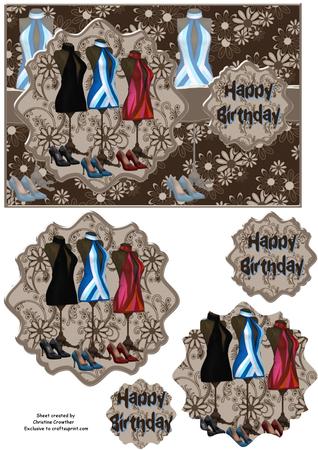Runway Fashion Dress's & Shoes 14 Cu4cu Png Graphics by Christine Dixon