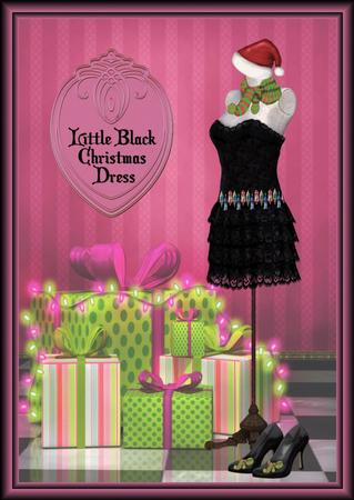 Gorgeous Ruffle Dresses & Accessories 8 Cu4cu Png Graphics by Christine Dixon