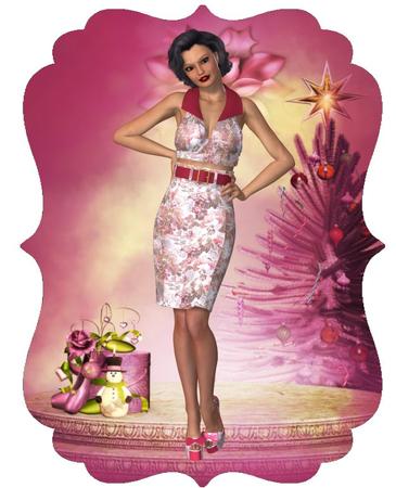 Vintage Pin-up 6 Cu4cu Png Graphics by Christine Dixon
