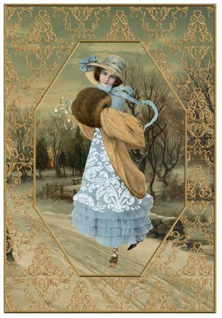 5 Png A5 Fancy Gold Embossed Frames & Overlay Cu4cu by Christine Dixon