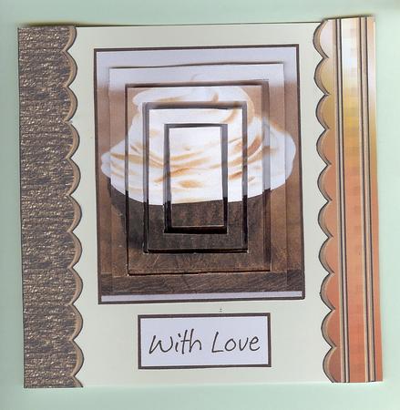 Sweet Chocolate Seduction Concentric Pyramid by Christine Dixon