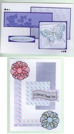 'metallic Daisy Embossed' Backing Paper by Christine Dixon