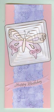 Fluttery Butterfly Backing Paper by Christine Dixon