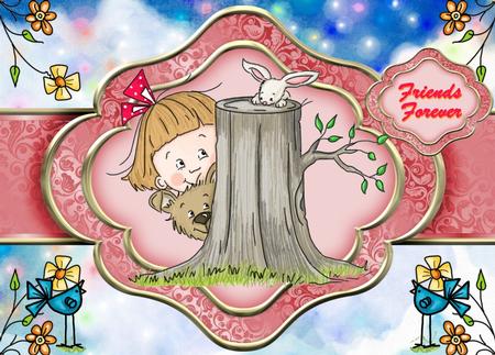 Crafty Bob's Sassy Cheryl Single: Sassy Sally & Bella Play -  by Christine Dixon