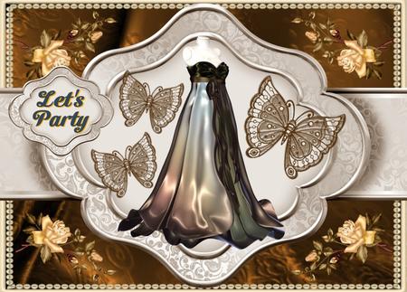 Cu 8 Golden Themed Elements by Christine Dixon