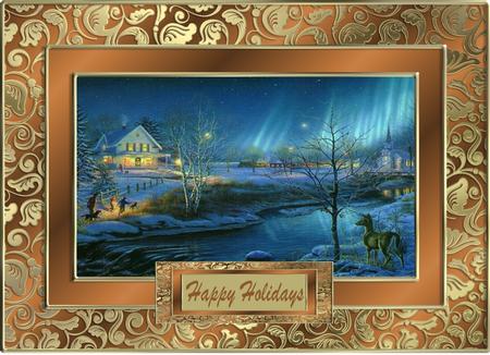 Gold Gilt Jewel Tone Frames by Christine Dixon