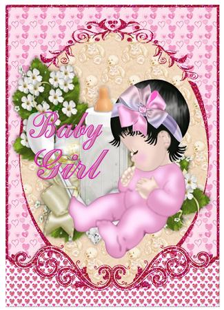 Cu Baby Girl Embellishments by Christine Dixon