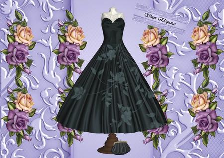 Elegant Dresses 7x Png 200 Dpi by Christine Dixon