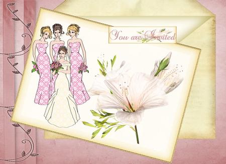 Magnolia Florals on Card Panel for Card Designers. by Christine Dixon