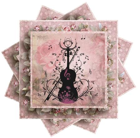 Violin Flourish by Christine Dixon