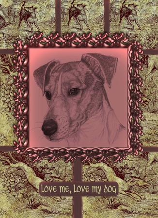 Terrier Gaze by Christine Dixon