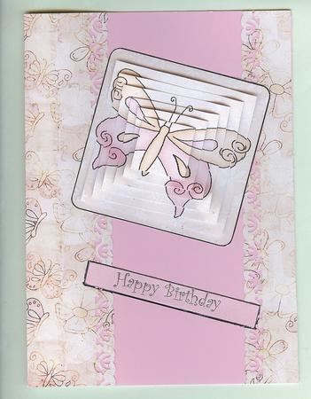 Fluttery Butterfly Pyramage Sheet by Christine Dixon