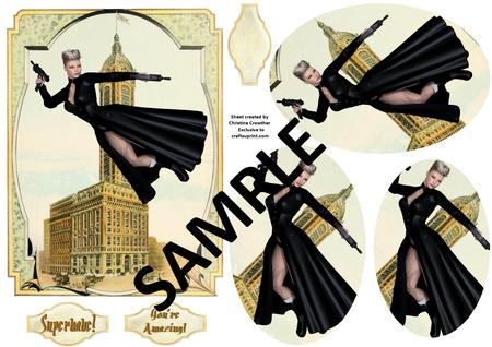 6 Spy Girl Poser Tubes by Christine Dixon