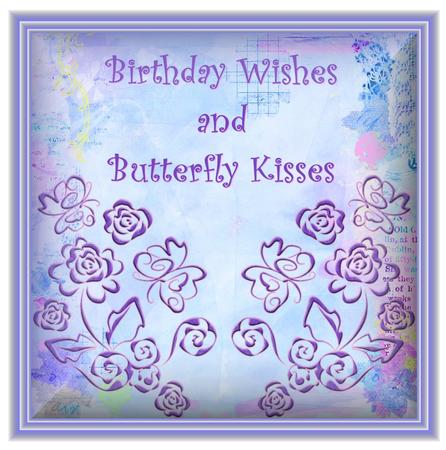 Butterflies and Roses - Digital Stamping by Christine Dixon