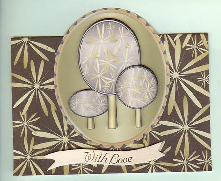 Funky Flowers Paper (brown) by Christine Dixon