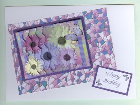 Daisies and Butterflies by Christine Dixon