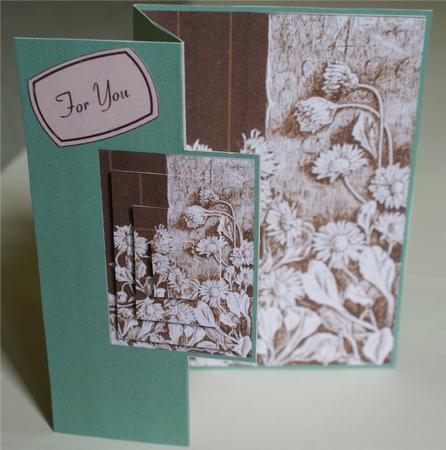 Vintage Flowers Fold Back by Christine Dixon