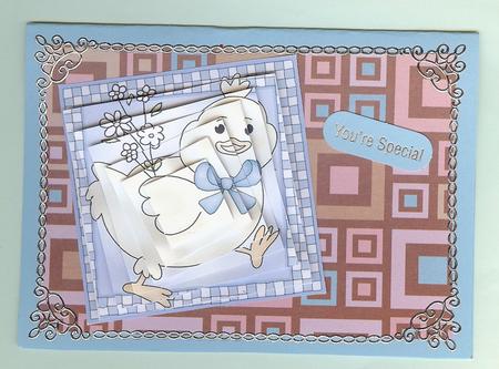 Little Chick Twisted Pyramage Sheet by Christine Dixon