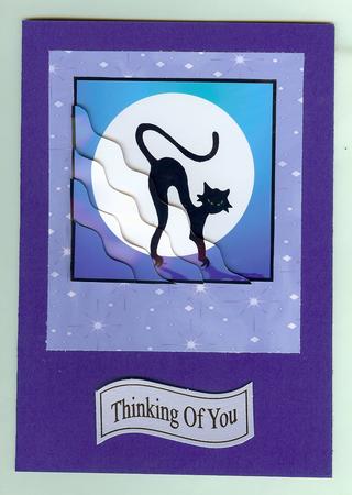 A Haunting We Will Go Wavy Corner Side Stacker Topper by Christine Dixon