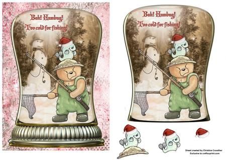 Snowglobe Kit #6 by Christine Dixon