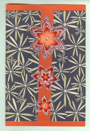 Silver Edge Beautiful Flower Embellishments 4 by Christine Dixon