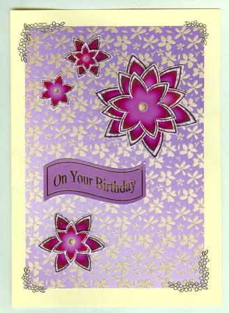 Silver Edge Beautiful Flower Embellishments 6 by Christine Dixon