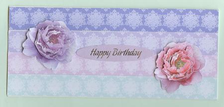 Lace Flower Border by Christine Dixon
