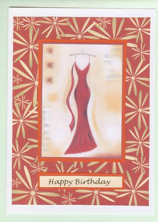 Funky Flowers Paper (red) by Christine Dixon