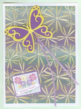 Funky Flowers Paper (purple - Green) by Christine Dixon