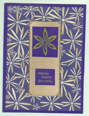 Funky Flowers Paper (blue) by Christine Dixon