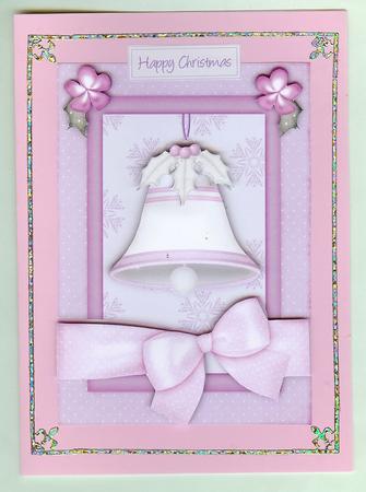 Christmas Bell in Pink by Christine Dixon