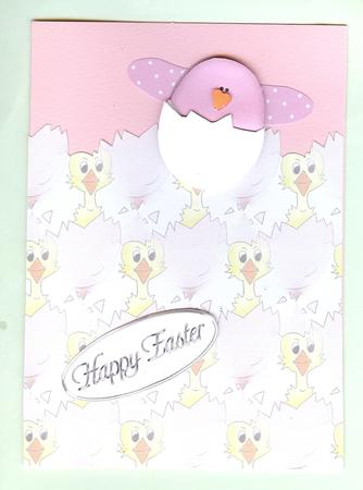 Peek-a-boo Easter Chick Vellum by Christine Dixon