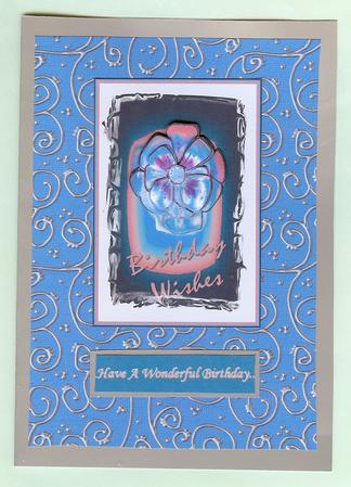 'metallic Swirls - Silver' Backing Paper by Christine Dixon