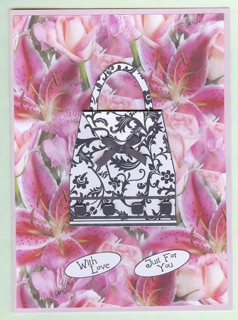 Lily & Rose Bouquet Backing Paper by Christine Dixon