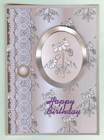 Daisy Splash 'n Lace in Copper by Christine Dixon
