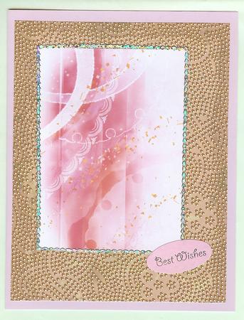 Oriental Inspired Backing Paper by Christine Dixon