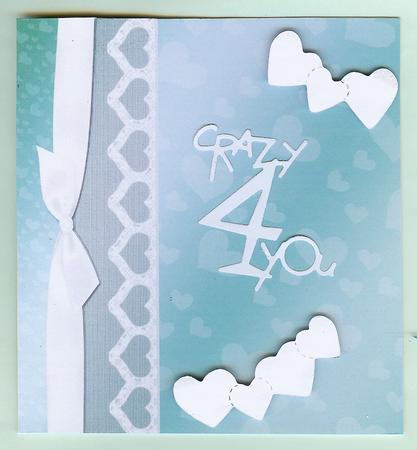 Romance Satin & Lace (aqua) by Christine Dixon