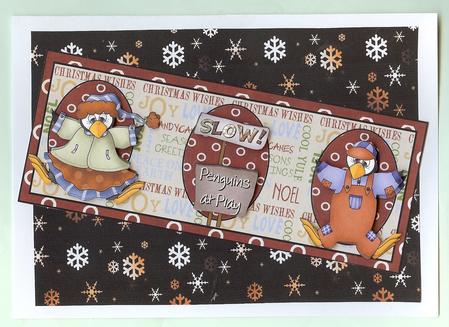 Christmas Snowflakes Backing Paper in Gold by Christine Dixon