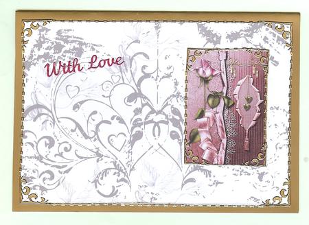 Doves and Flourish Background Black and White by Christine Dixon