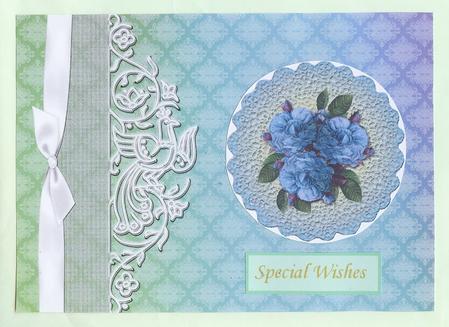 Rainbow Lace Background #4 by Christine Dixon