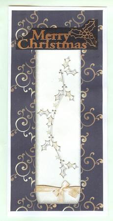 Black Gold Filigree Swirls Backing Paper by Christine Dixon