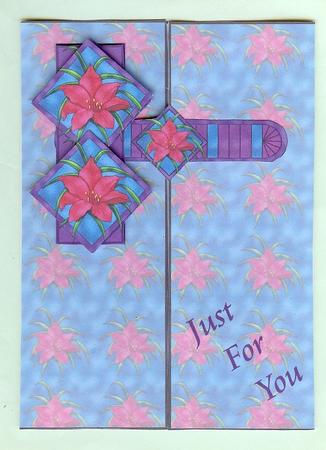 Stained Glass Lily Buckle & Strap by Christine Dixon